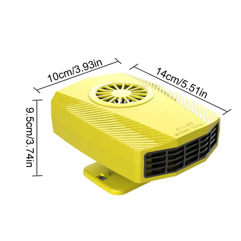 Car Fan Heater 150w Fast Heating Defroster Universal Heater With Overheating Protection Car Interior Electronics Accessories