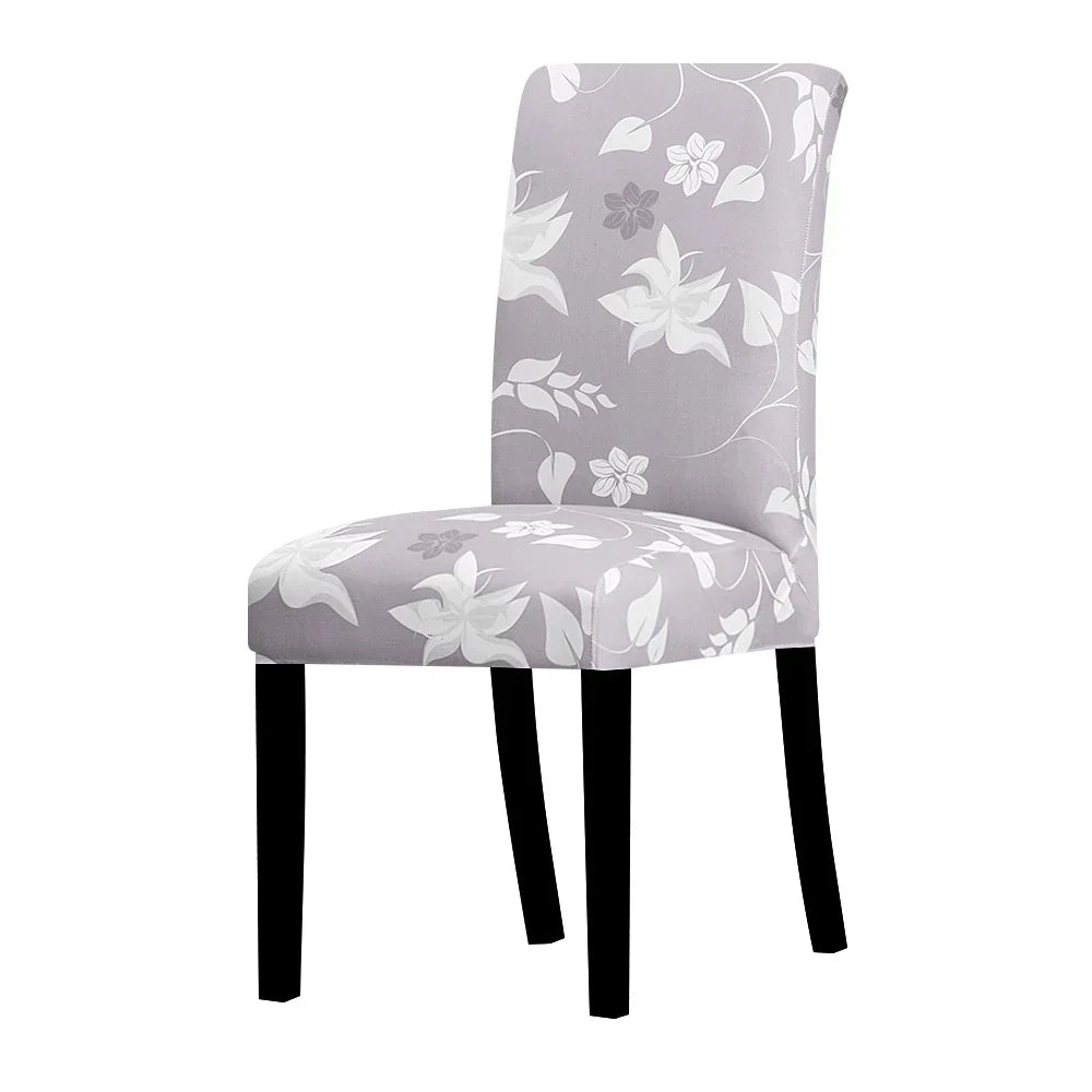 Printed Chair Cover Elastic Seat Chair Covers Removable