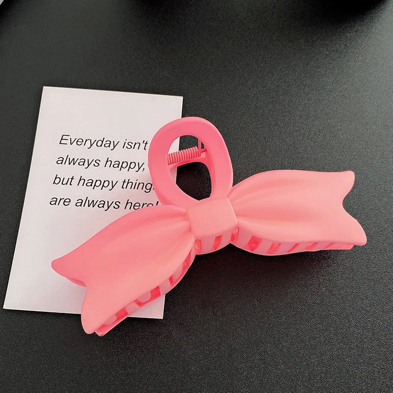 New Geometric Design 12.7CM Oversized Bow Hair Clip