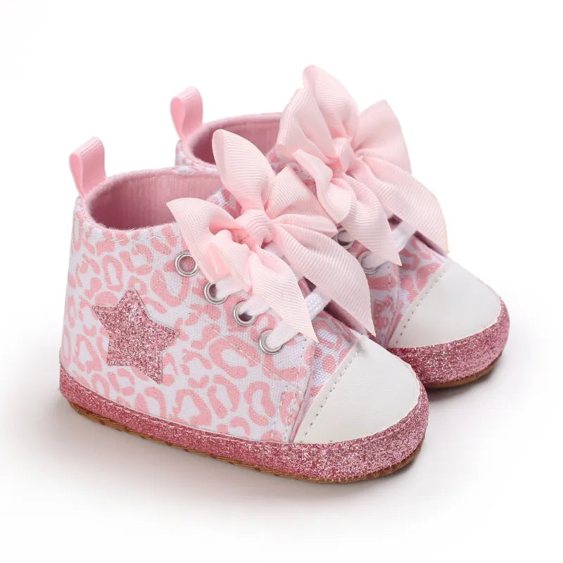 Pink Baby Shoes Princess Fashion Sneakers Infant Toddler