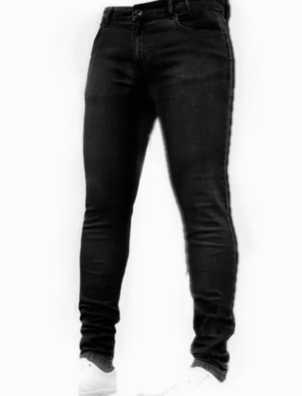 Fashion Men's Ripped Skinny Jeans Tight Leggings Vintage