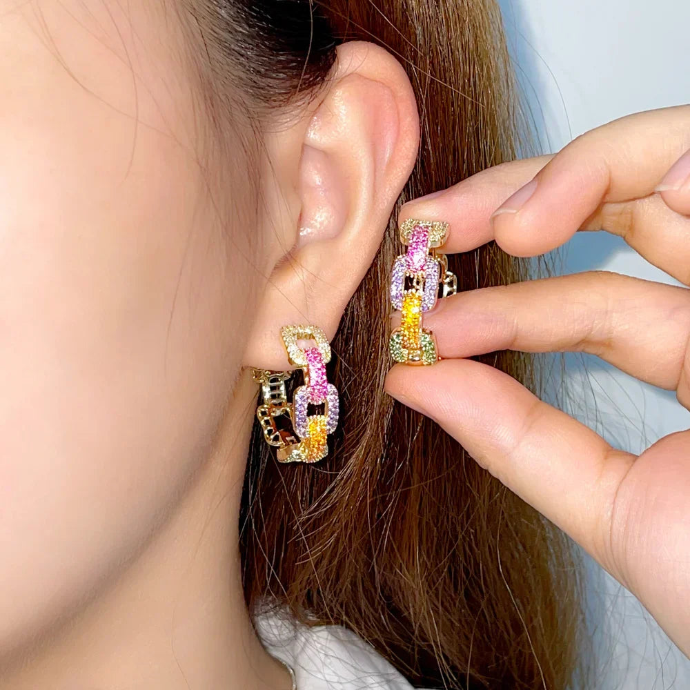 CWWZircons New Trendy Colorful Micro Pave CZ Stones