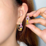 CWWZircons New Trendy Colorful Micro Pave CZ Stones