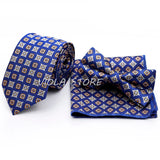 45 Color Paisley Geometry Striped 7.5cm Tie Set
