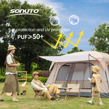 Sonuto Camping Family Tent 3-12 Person Double Layers