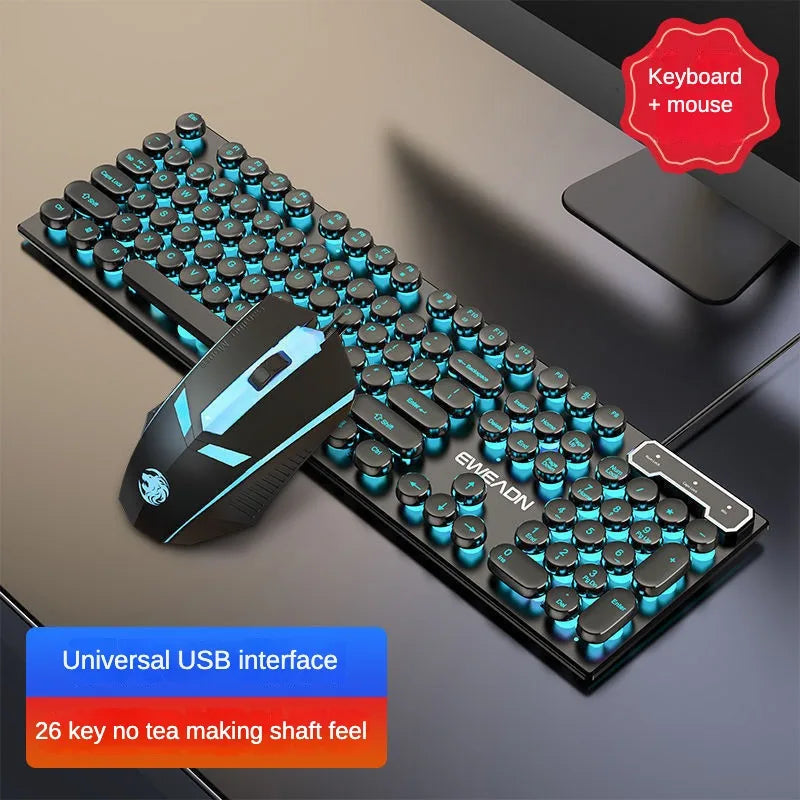 Cool Backlit Floating Button Design 104 Keys Waterproof