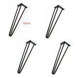 4Pcs 10cm Metal Table Legs Hairpin Furniture Legs