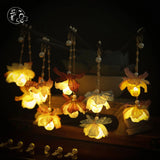 Antique Luminous Hair Sticks Chinese Hanfu Hair Accessories