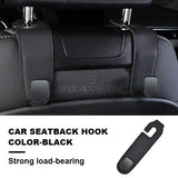 BLALION Car Seat Hook Hanger Hook Flip Leather