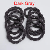 10Pcs Korean Strong Women Hair Scrunchies Girls Elastic