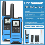 2PCS Baofeng F22 Walkie Talkie Portable Mini Communication