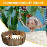 Hamster Cage Fence Guinea Pig Wood Climbing Bridge