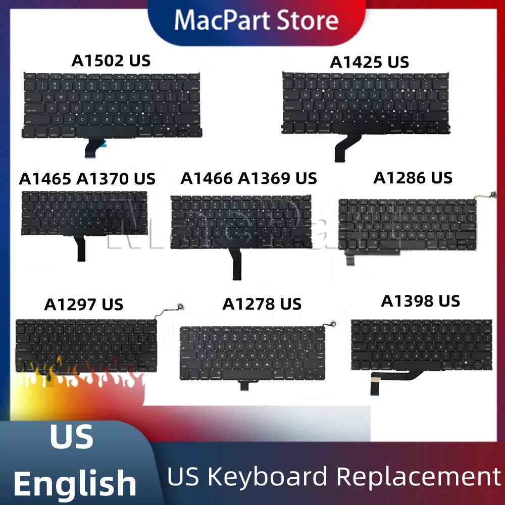 New Laptop US keyboard For Macbook Pro A1502