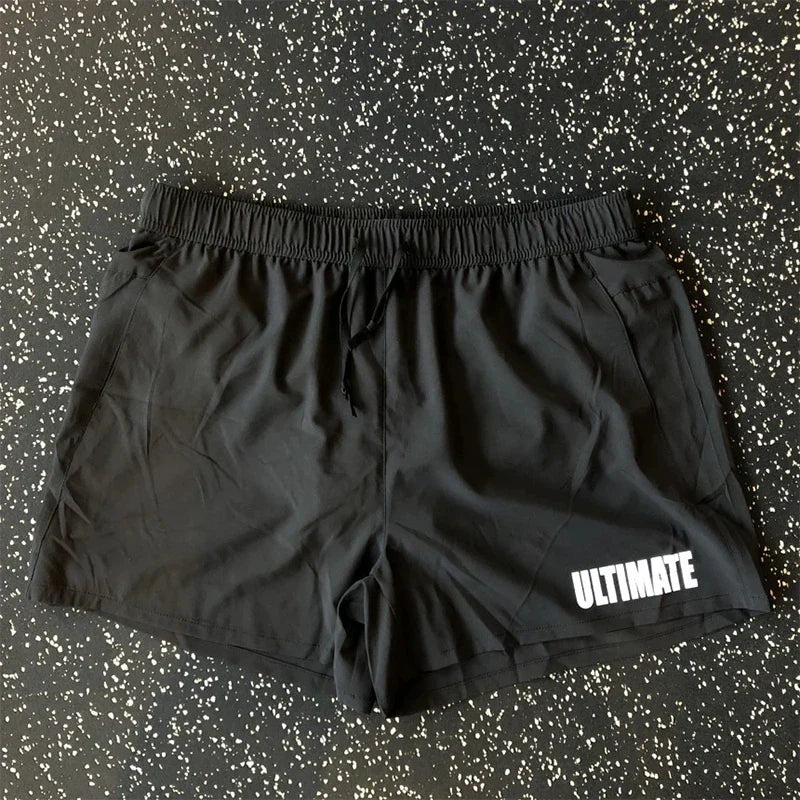 NEW Men Running Shorts Sports Jogging Fitness Breathable