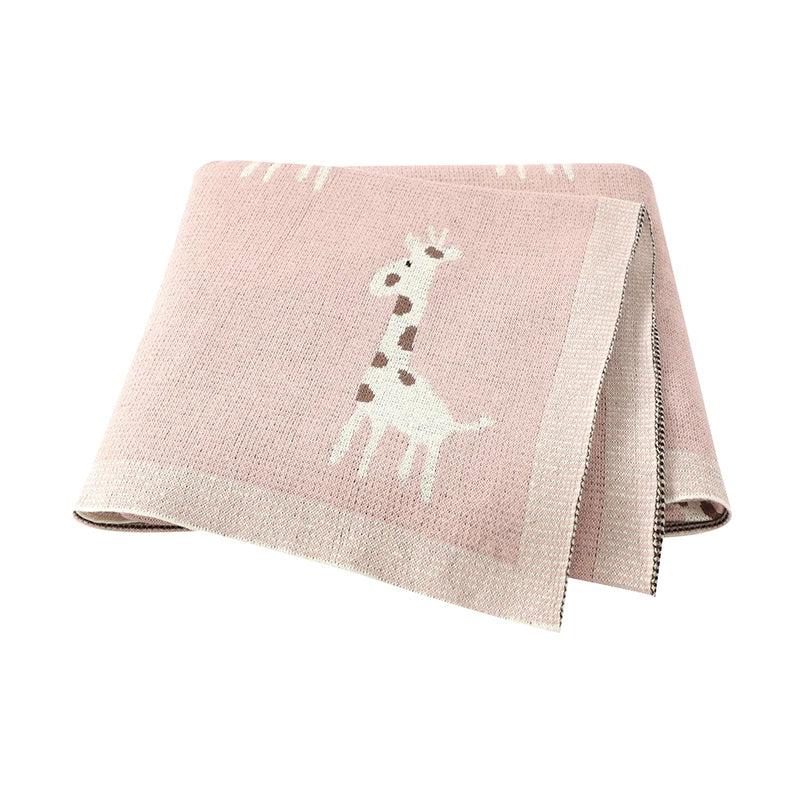 Newborn Baby Blankets Super Soft Knitted Infant Kids