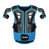 WOSAWE Kids Motorcycle Children Armor Vest Back Protection Motorbike Chest Back Protector Motocross Racing Vest Protective Gear