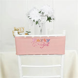 Blush Double Layer Lycra Chair Band Spandex Chair