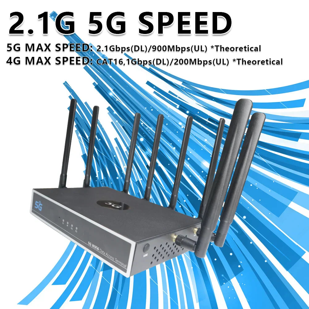 OPTFOCUS 5G NR SA NSA Router With SIM