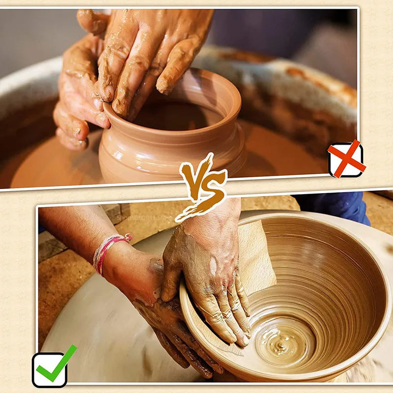 Pottery Tools Chamois for Smoothing Pot Rim Clay