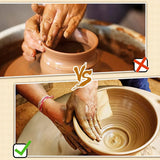 Pottery Tools Chamois for Smoothing Pot Rim Clay