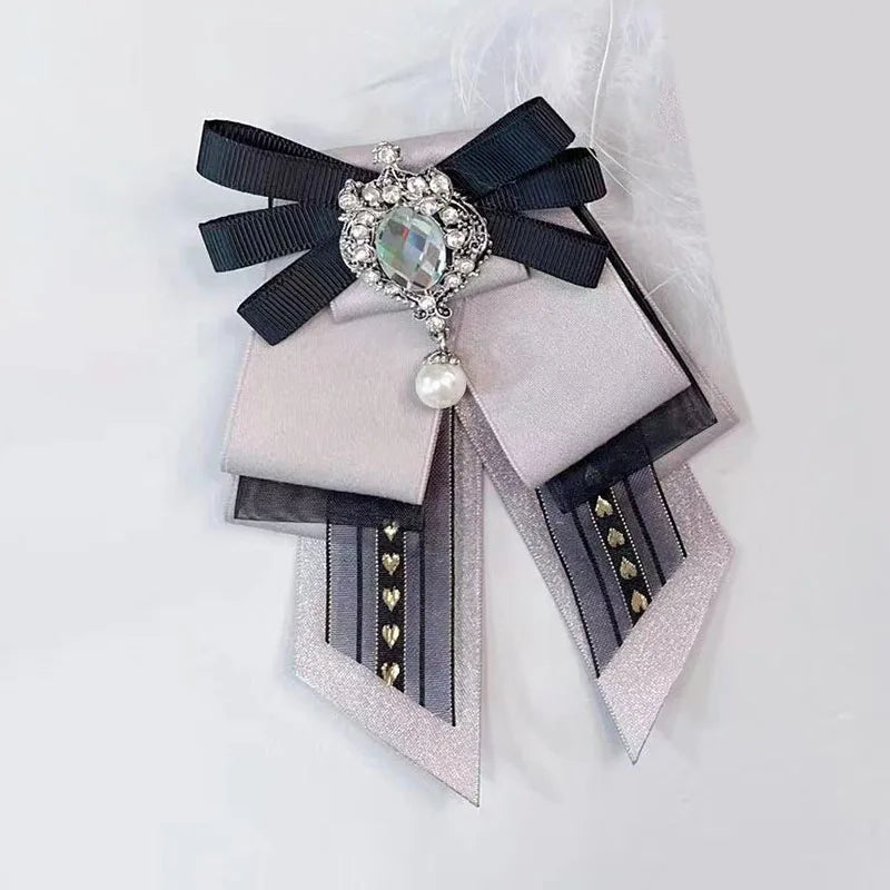 Korean Women's Lolita Bow Tie Brooch Fashion Cosplay
