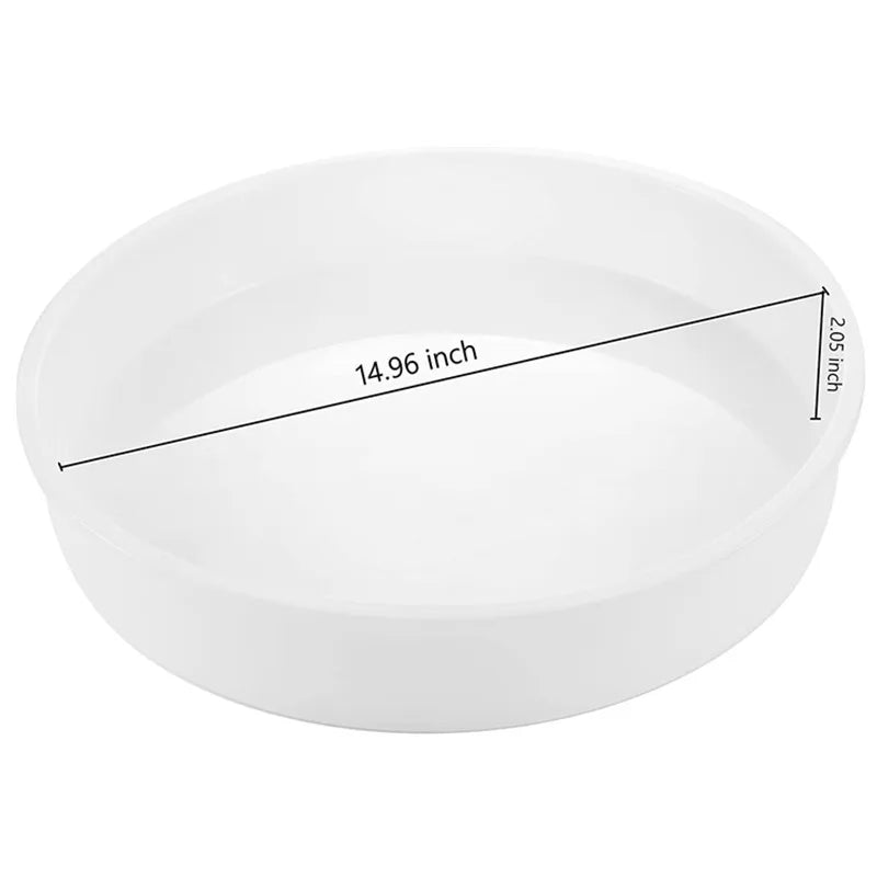 14in Round Deep XL Large Tray Mold Shiny