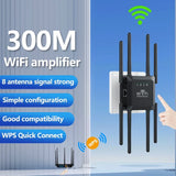 300Mbps WiFi Repeater WiFi Extender Amplifier WiFi Booster