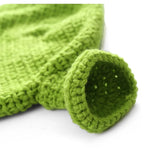 Stylish Men's And Women's Green Hand-woven Wool Hat