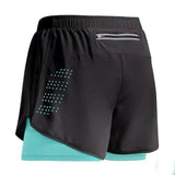 2023 Sport Shorts Men Sportswear Double-deck Training Short