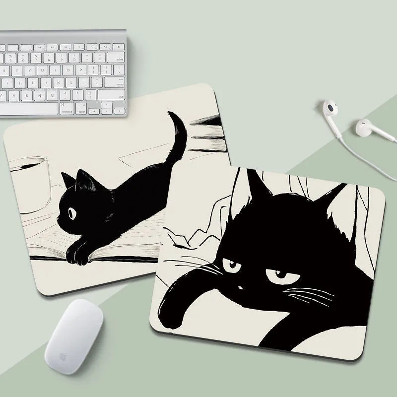 Mouse Mat Cat Mause Pad Cute Cartoon Gaming