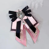 Korean Women's Lolita Bow Tie Brooch Fashion Cosplay
