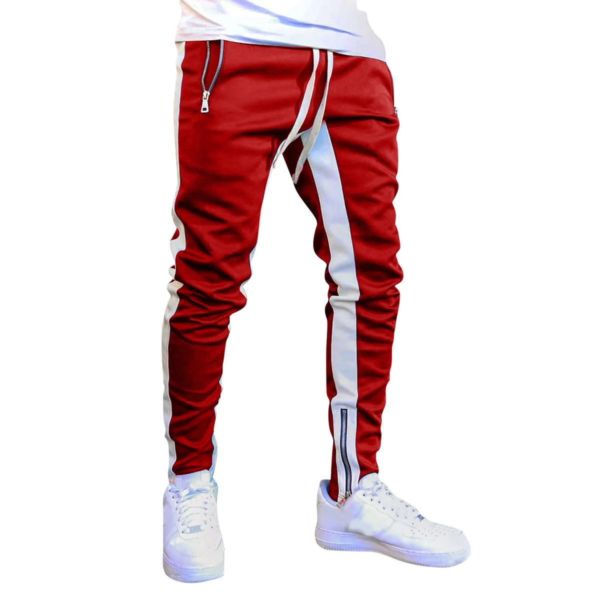 New Men's Casual Fashion Pants Streetwear Sportswear Skinny