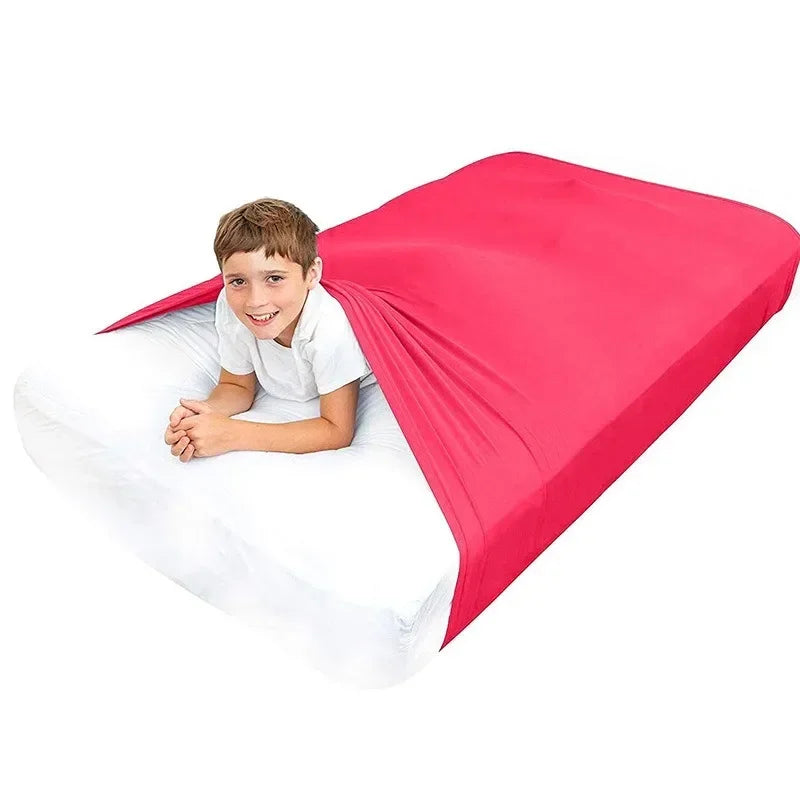 Sensory Bed Sheet Breathable Stretchy Compression Sheet Cool