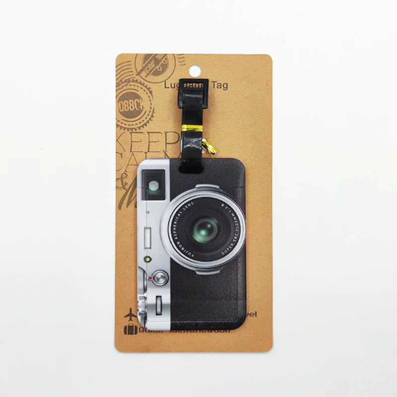 Tape Camera Luggage Label Men Travel Luggage Tag