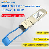 QSFP 40Gb LR4 Transceiver Module QSFP+ 40GBASE-LR4 1310nm