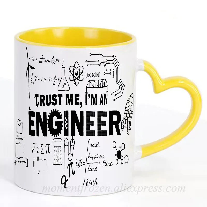 Engineer Cups Mechanic Coffee Mugs Scientific Technical Office