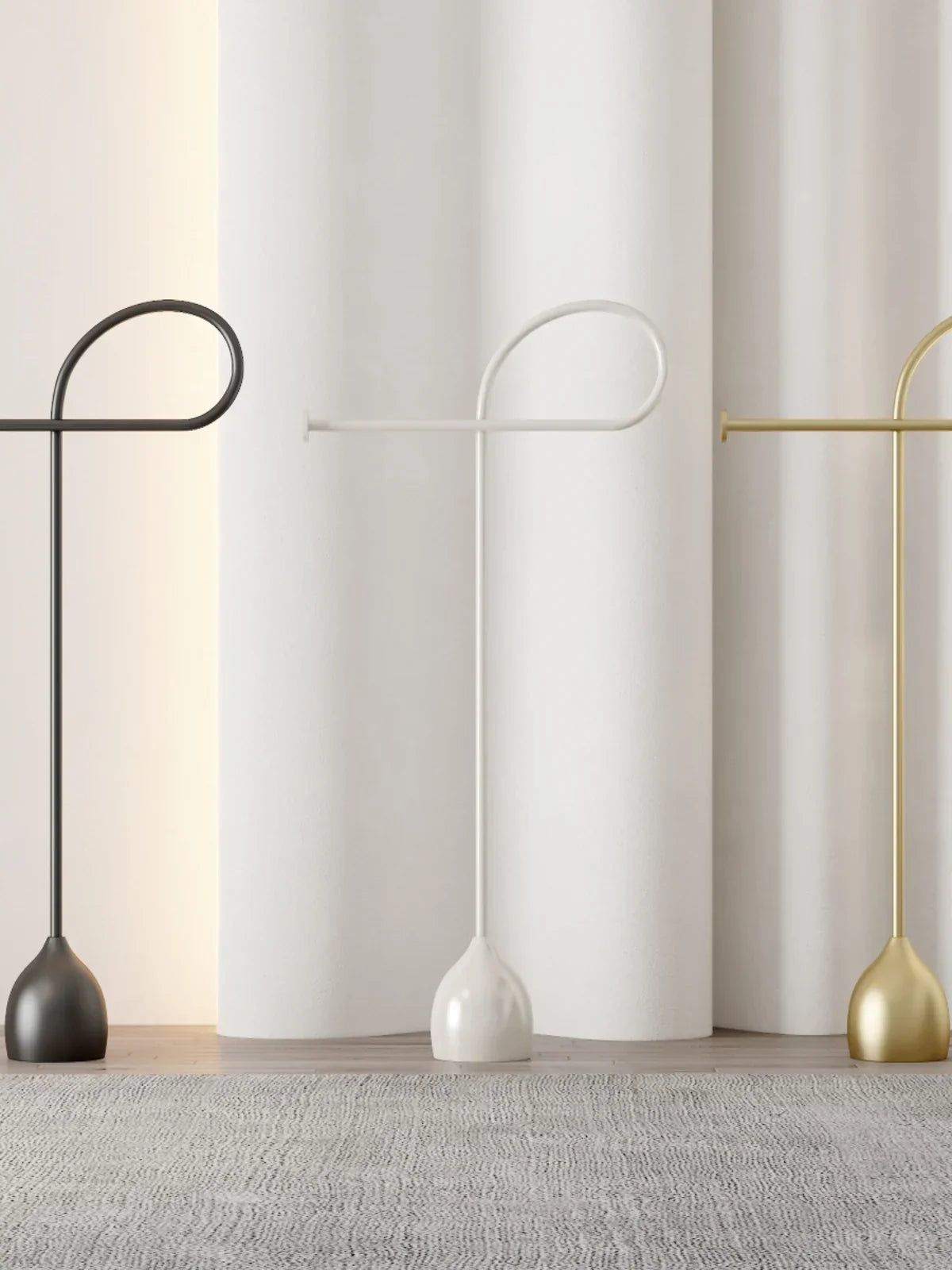 The drying rack is minimalist, does not occupy