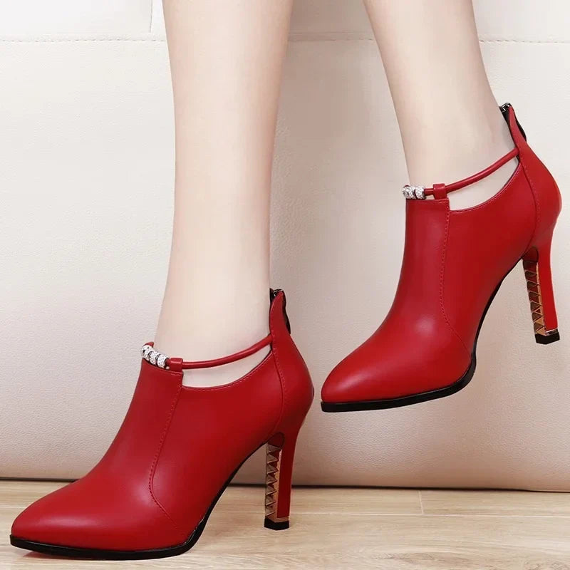 Botas Mujer2019new Winter Boots Women Shallow Round Toe