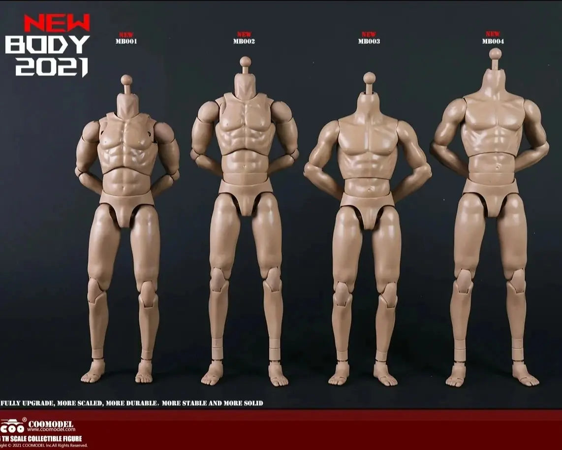 COOMODEL 1/6 Standard Muscle Male Soldier Body MB001