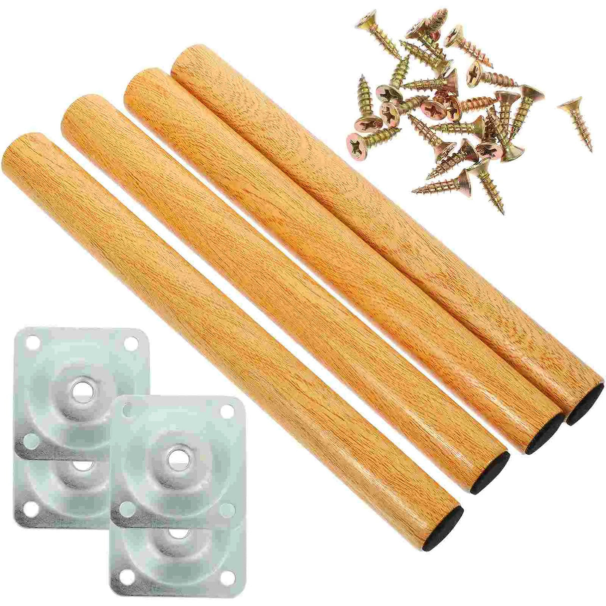 Solid Wood Table Legs Furniture Replacement Parts Dining