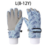 Fashion Children Ski Gloves Waterproof Kids Mittens