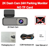 2K Dash Cam for Cars Camera for Vehicle
