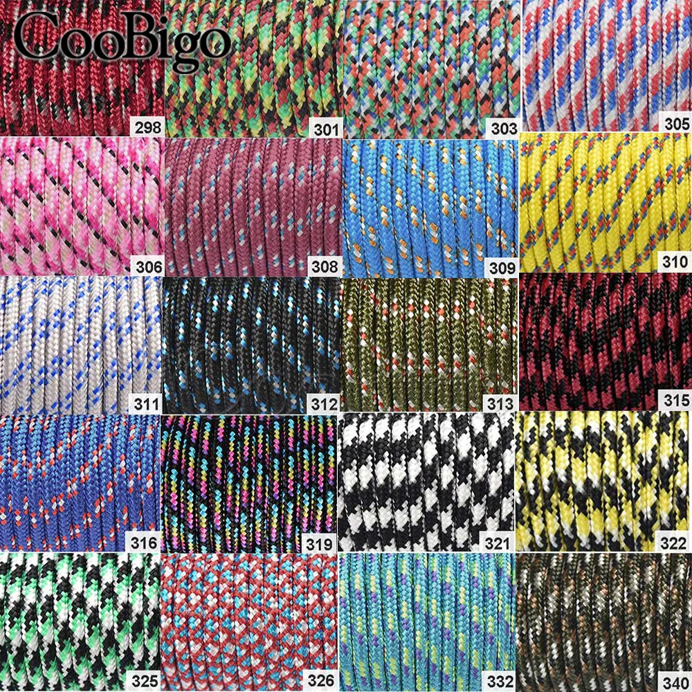 3mm Paracord 350 Parachute Cord Outdoor Hiking Camping