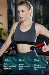 Portable LCD Display Massage Fascia Gun For Body