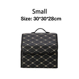 Car Storage Boxes Folding Auto Organizer Box PU