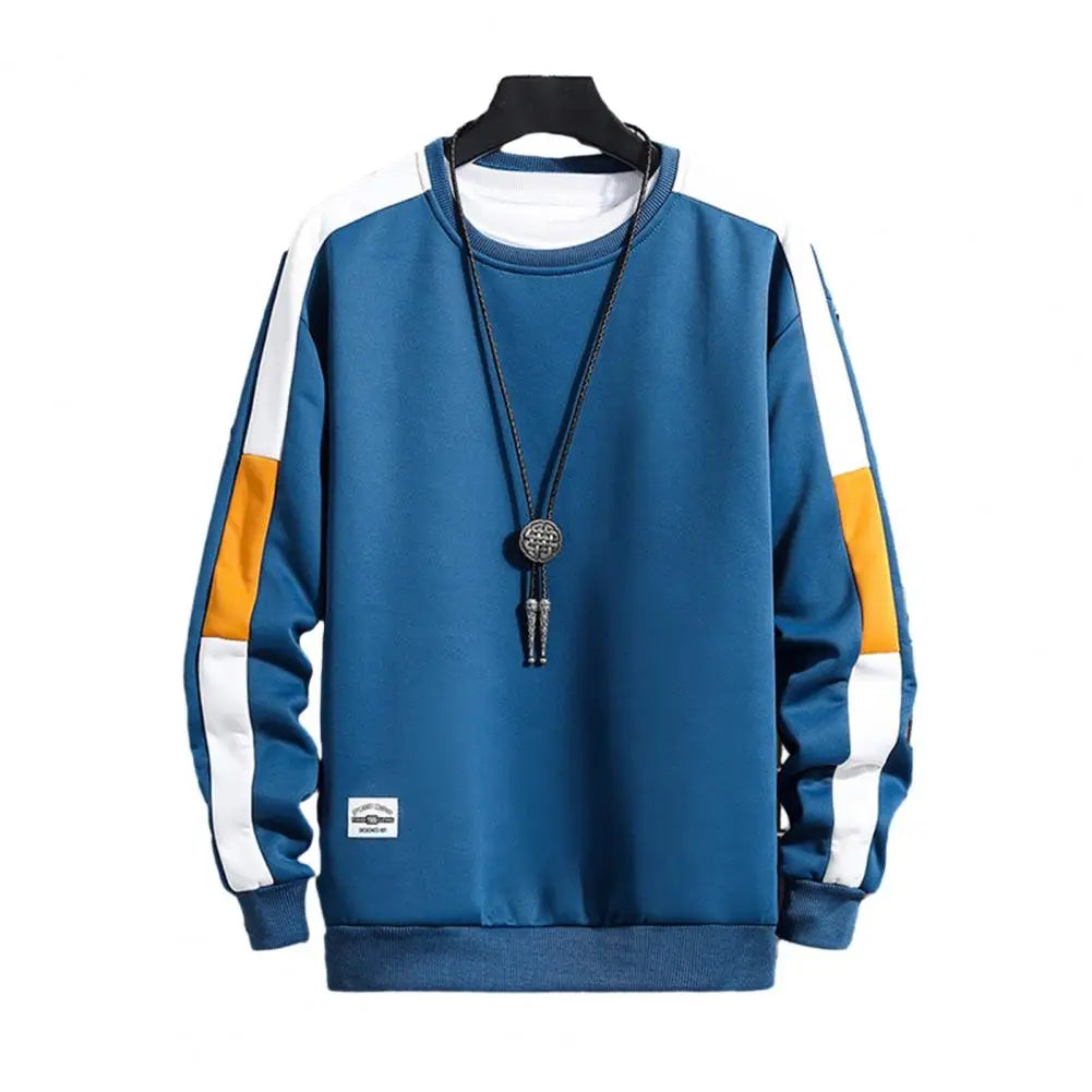 Loose Fit Men Sweatshirt Men Thick Top Cozy