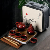Creative Portable Travel Tea Set With Tea Bag