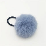 Cute Fur Ball Plush Hair Rope High Elastic