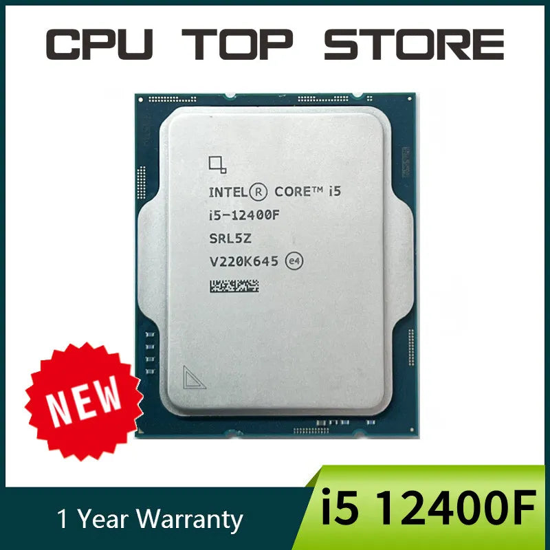 NEW Core i5-12400F i5 12400F 2.5GHz 6-Core 12-Thread