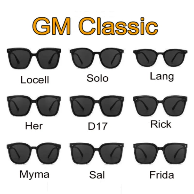 2024 GM Sunglasses Fashion Women Brand Design Sunglass
